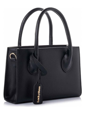 Handtas zwart - (B)25 x (H)17 x (D)8 cm