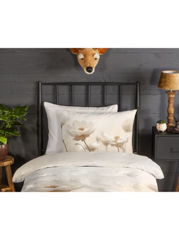Good Morning Flanellen beddengoedset  "Lilith" crème