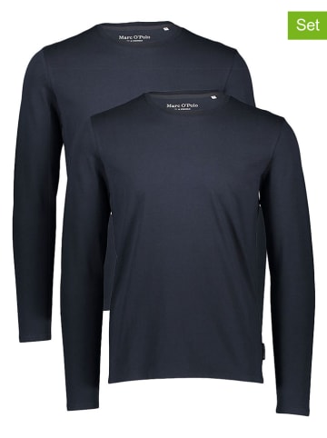 Marc O'Polo 2er-Set: Longsleeves in Dunkelblau