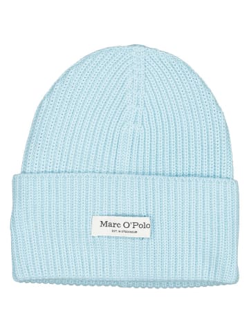Marc O'Polo Czapka beanie w kolorze błękitnym