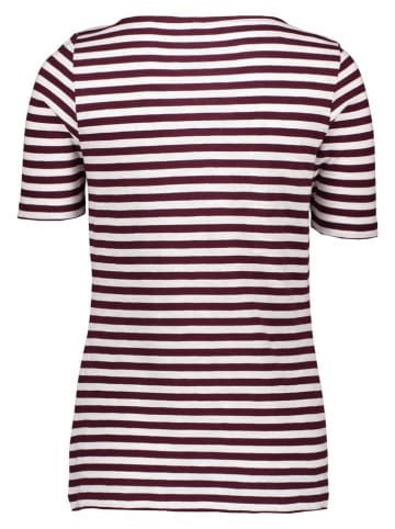 Marc O'Polo Shirt bordeaux/crème