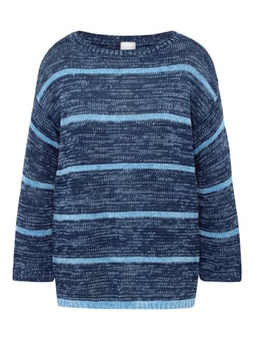 Rabe Pullover in Dunkelblau/ Hellblau