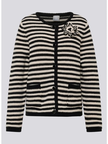 Rabe Cardigan in Schwarz/ Creme