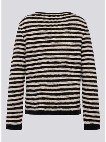 Rabe Cardigan in Schwarz/ Creme