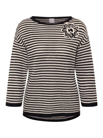 Rabe Pullover in Schwarz/ Creme