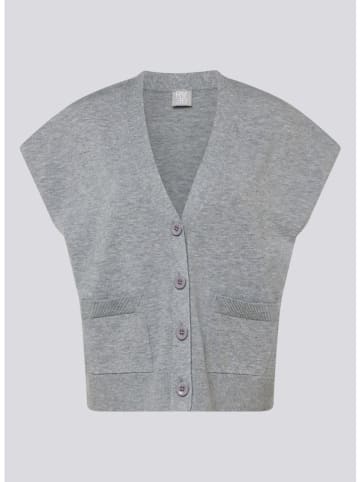 Rabe Strickweste in Grau
