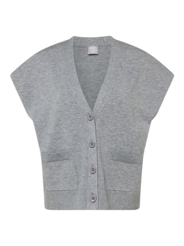 Rabe Strickweste in Grau