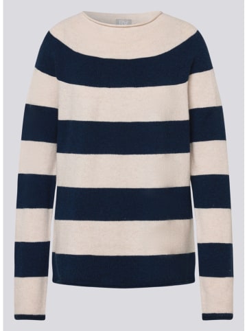 Rabe Pullover in Creme/ Dunkelblau