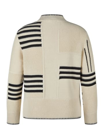 Sweter w kolorze kremowo-czarnym