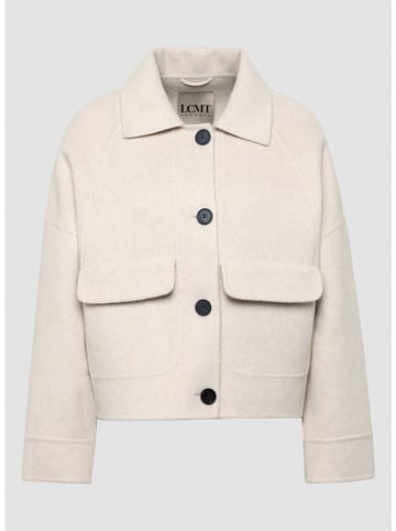 Wolljacke in Creme