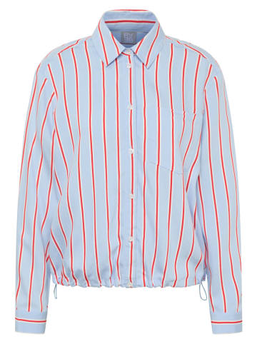 Rabe Bluse in Hellblau/ Rot