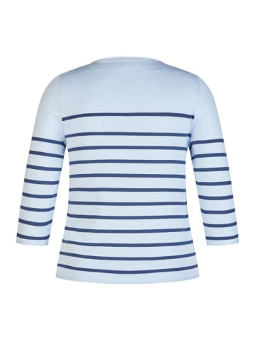 Rabe Pullover in Hellblau/ Dunkelblau