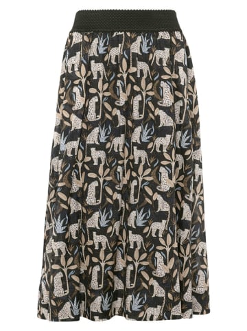 Rabe Rock in Schwarz/ Beige
