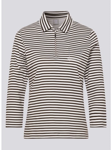 Longsleeve in Weiß/ Schwarz