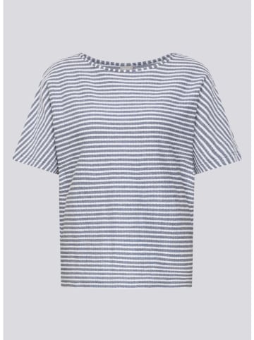 Rabe Shirt in Grau/ Weiß