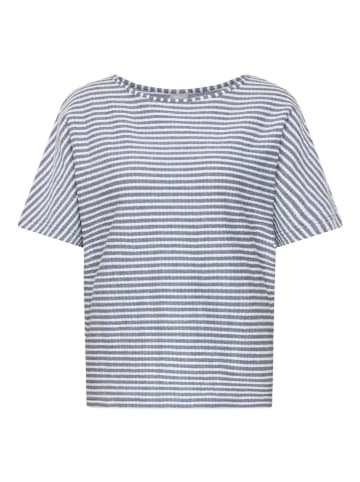Rabe Shirt in Grau/ Weiß