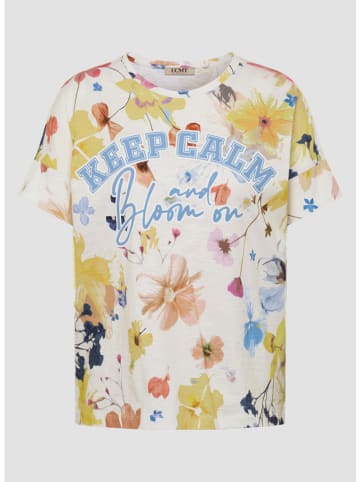 LCMT Le Comte Shirt in Weiß/ Gelb/ Hellblau