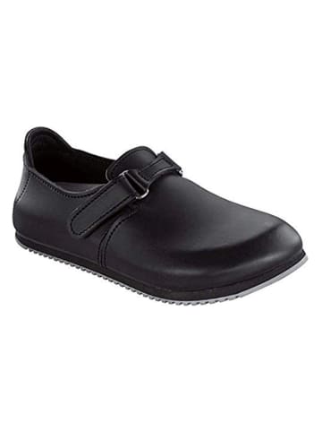 Birkenstock Leren clogs "Linz" zwart - wijdte N