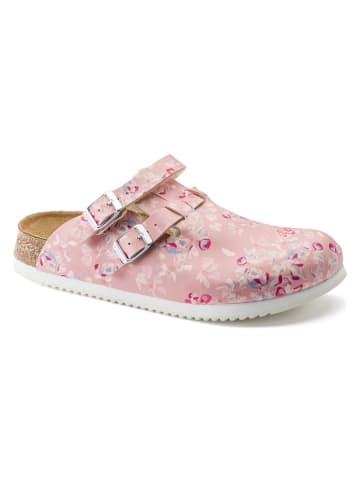 Birkenstock Leder-Clogs "Kay" in Rosa - Weite S