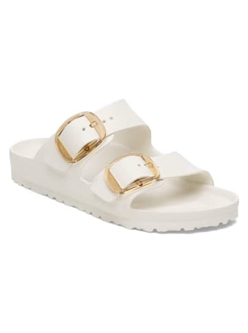 Birkenstock Pantoletten "Arizona Big Buckle" in Weiß - Weite S