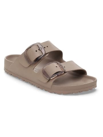 Birkenstock Slippers "Arizona Big Buckle" taupe - wijdte S