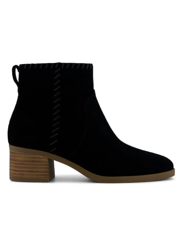 TOMS Leder-Stiefeletten "Delilah" in Schwarz
