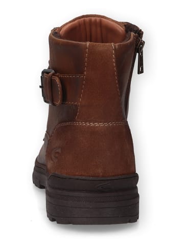 Camel Active Leder-Boots in Hellbraun