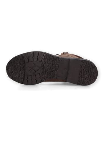Camel Active Skórzane botki w kolorze brązowym