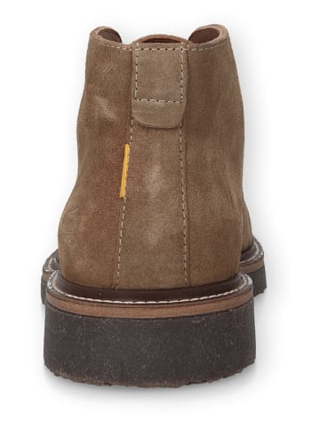 Camel Active Skórzane botki w kolorze szarobrązowym