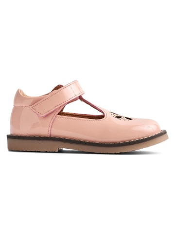 Wheat Leren ballerina's "Jane Shelby" lichtroze