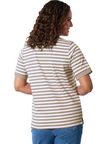 WITT WEIDEN Poloshirt wit/beige