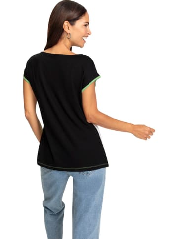 WITT WEIDEN Shirt zwart/groen