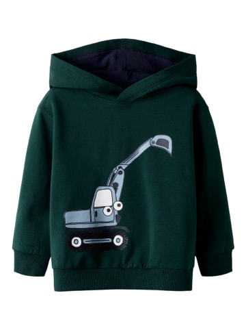 name it Hoodie "Traktor" in Grün