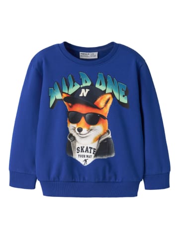 name it Sweatshirt "Nathaniel" in Blau