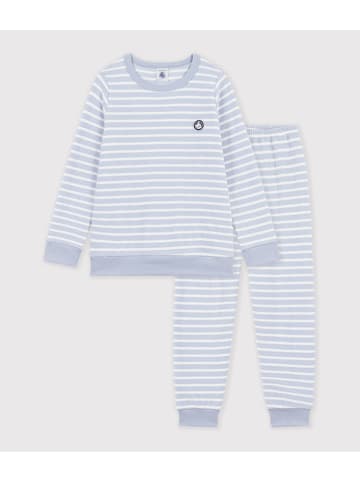 PETIT BATEAU Pyjama in Hellblau