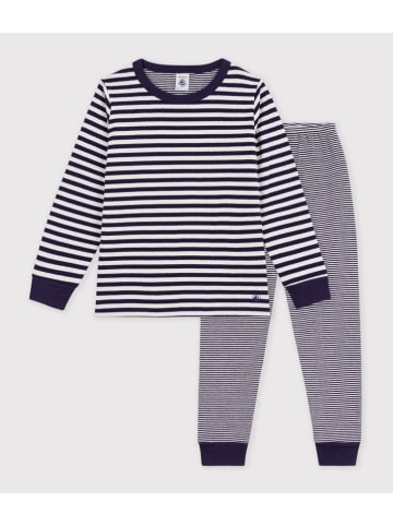 PETIT BATEAU Pyjama in Dunkelblau