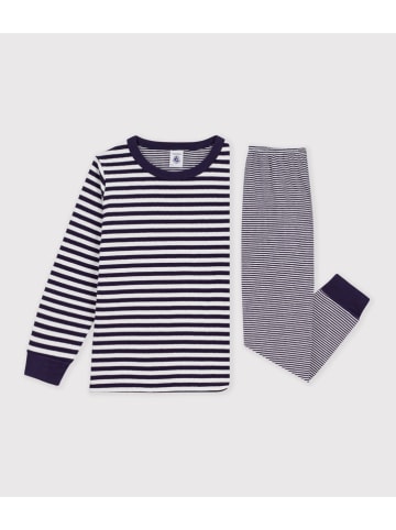 PETIT BATEAU Pyjama in Dunkelblau