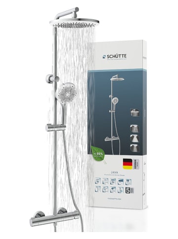 Schütte Regendoucheset ''Java'' chroomkleurig