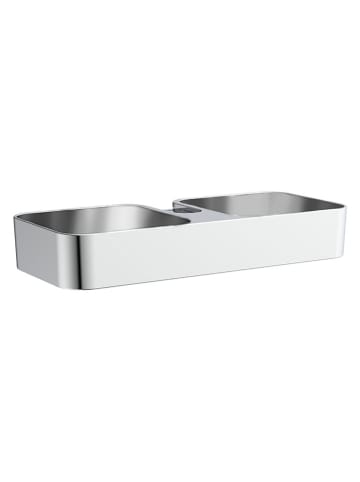 Schütte Duschablage in Chrom - (B)25,5 x (H)4 x (T)11 cm
