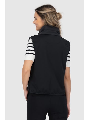 alife and kickin Doorgestikte bodywarmer zwart