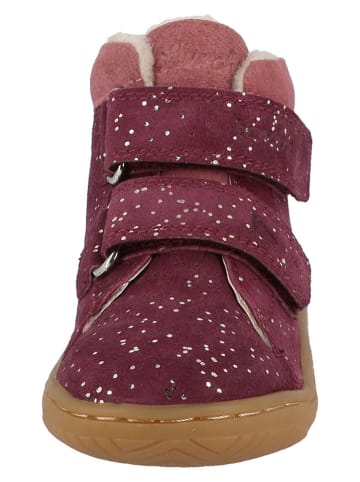Lurchi Skórzane buty barefoot "Jukki" w kolorze fioletowym