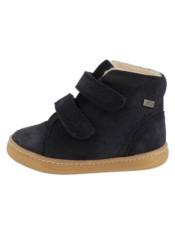Lurchi Skórzane buty barefoot "Dimo" w kolorze granatowym