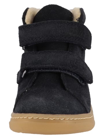 Lurchi Skórzane buty barefoot "Dimo" w kolorze granatowym
