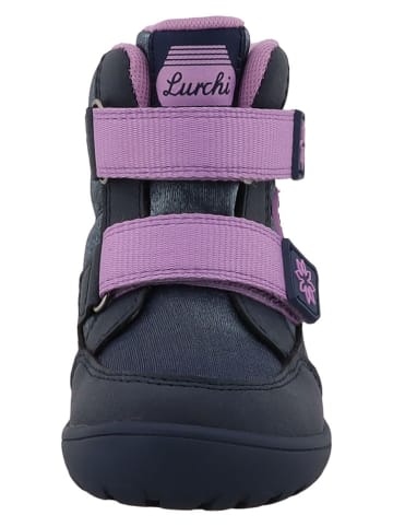 Lurchi Buty barefoot "Jessy 1" w kolorze granatowym