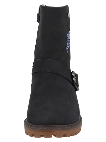 Lurchi Leder-Stiefel "Ella" in Schwarz