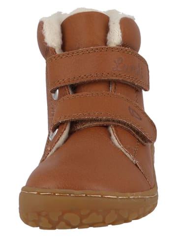 Lurchi Skórzane buty barefoot "Nik" w kolorze jasnobrązowym