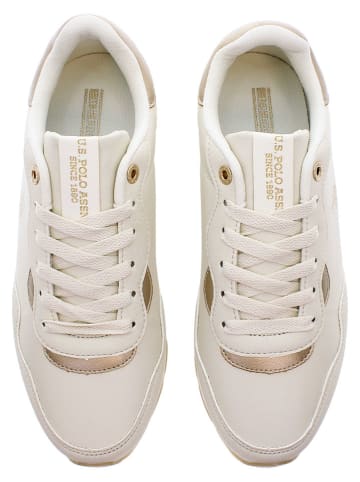 U.S. Polo Assn. Sneakersy w kolorze kremowym