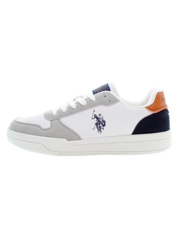 U.S. Polo Assn. Sneakersy w kolorze biało-szaro-granatowym