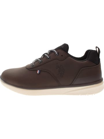 U.S. Polo Assn. Sneakersy w kolorze brązowym