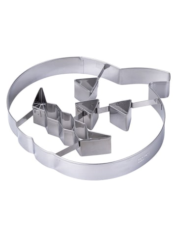 Zenker Ausstecher ''Kürbiskopf'' in Silber - (L)19,2 x (B)20 cm
